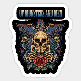 OF MONSTERS AND MEN BAND Sticker